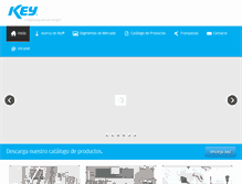 Tablet Screenshot of key.com.mx